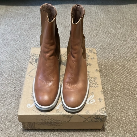 Free People Essential Chelsea Boots in brown size 41/10 - Picture 2 of 5